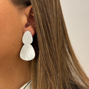 silver fashion earrings 